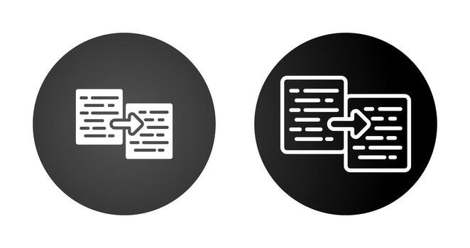 documento Copiar vector icono