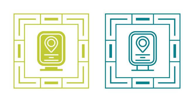 Interactive Display Vector Icon