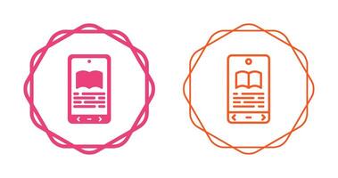 E book Reader Vector Icon