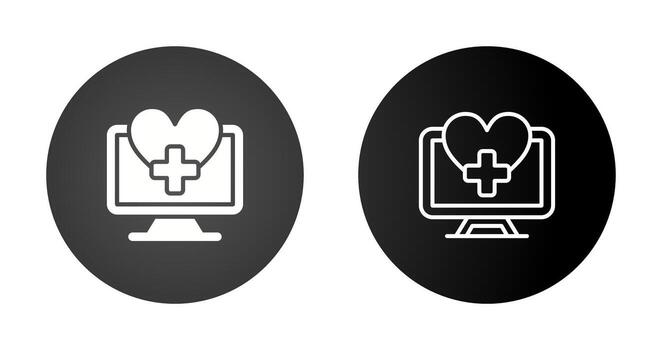 icono de vector de computadora