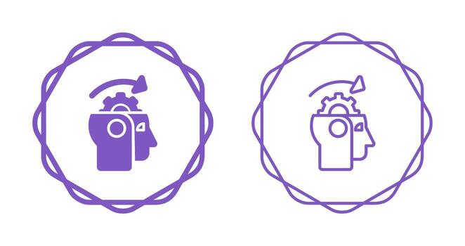 Machine Learning Vector Icon