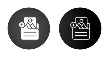 Document Insert Image Vector Icon