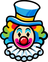 clown,  joker,  April fool's day, colorful style png