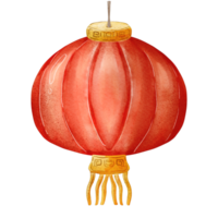 watercolor chinese lantern png