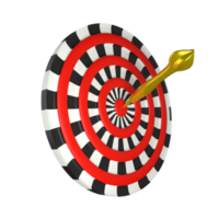 Target Achieve 3D icon png