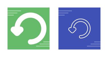 Rotate Left Vector Icon