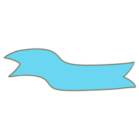 Blue Ribbons Element png