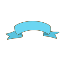 Blue Ribbons Element png