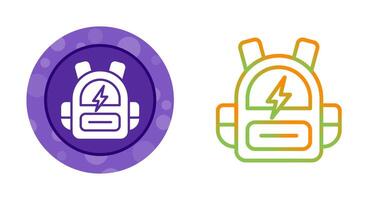 Smart Backpack Vector Icon