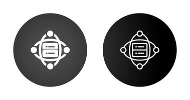Cluster Server Vector Icon