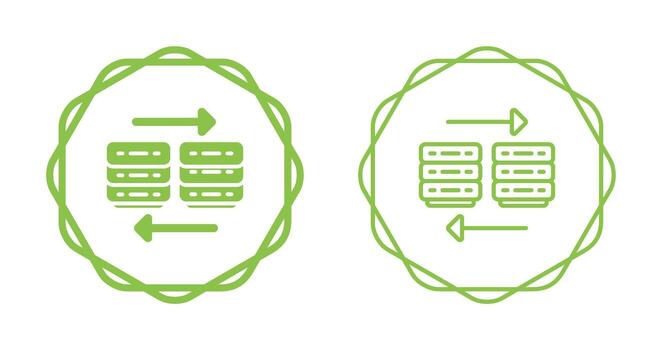 nube migración vector icono