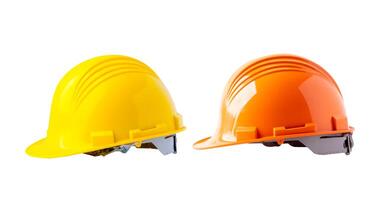 Safety first hard helmet hat, engineering construction and architecture concept. photo