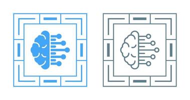 icono de vector de inteligencia empresarial