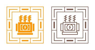 Power Transformer Vector Icon
