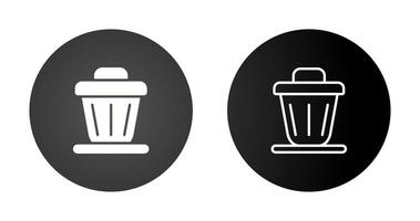 Trash bin Vector Icon