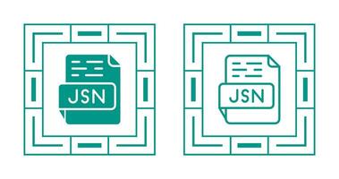 JSON Vector Icon