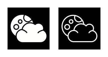 icono de vector de nube