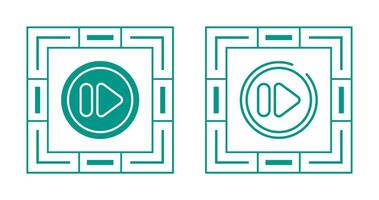 Fast Forward Button Vector Icon