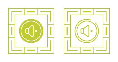 Mute Button Vector Icon