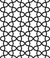 Black seamless abstract pattern. Overlay for background and backdrop. Ornamental design. PNG graphic illustration with transparent background.