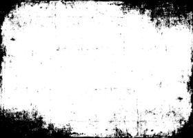 grunge gräns textur bakgrund. abstrakt ram täcka över. png grafisk illustration med transparent bakgrund.