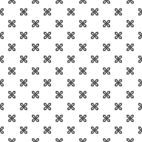 Black seamless abstract pattern. Overlay for background and backdrop. Ornamental design. PNG graphic illustration with transparent background.