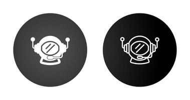 Astronaut Helmet Vector Icon