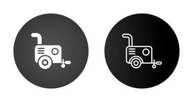 Portable air compressor Vector Icon