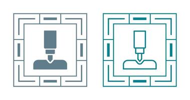 Pneumatic hammer Vector Icon