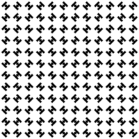 Black seamless abstract pattern. Overlay for background and backdrop. Ornamental design. PNG graphic illustration with transparent background.