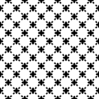 Black seamless abstract pattern. Overlay for background and backdrop. Ornamental design. PNG graphic illustration with transparent background.