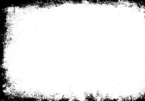 grunge gräns textur bakgrund. abstrakt ram täcka över. png grafisk illustration med transparent bakgrund.