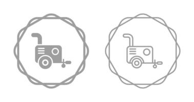 Portable air compressor Vector Icon