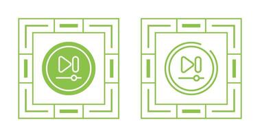 Video Next Track Button Vector Icon