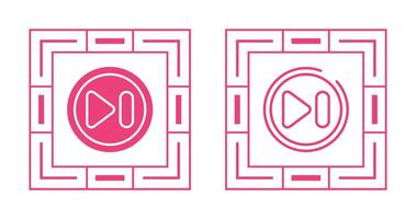 Next Track Button Vector Icon
