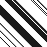 Black and white striped abstract background overlay. Motion effect. PNG graphic illustration with transparent background.