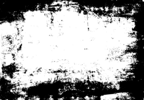 Grunge Rand Textur Hintergrund. abstrakt Rahmen überlagern. png Grafik Illustration mit transparent Hintergrund.