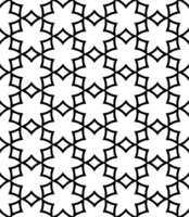 Black seamless abstract pattern. Overlay for background and backdrop. Ornamental design. PNG graphic illustration with transparent background.