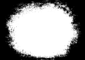 grunge gräns textur bakgrund. abstrakt ram täcka över. png grafisk illustration med transparent bakgrund.