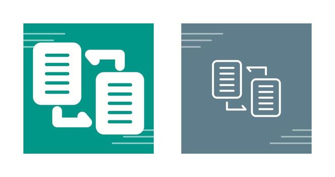 Document Distribution Vector Icon