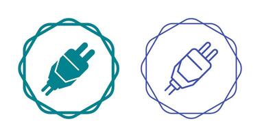 icono de vector de enchufe
