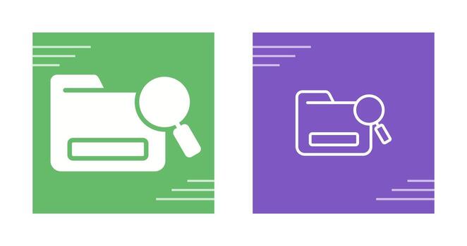 Document Retrieval Vector Icon