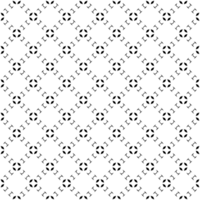 Black seamless abstract pattern. Overlay for background and backdrop. Ornamental design. PNG graphic illustration with transparent background.