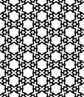 Black seamless abstract pattern. Overlay for background and backdrop. Ornamental design. PNG graphic illustration with transparent background.