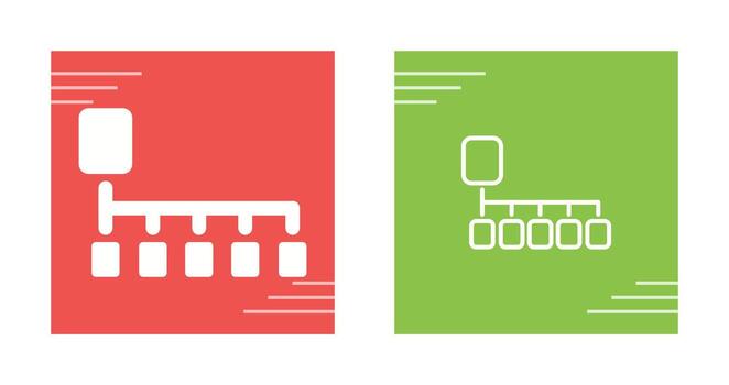 tarjeta clasificación vector icono