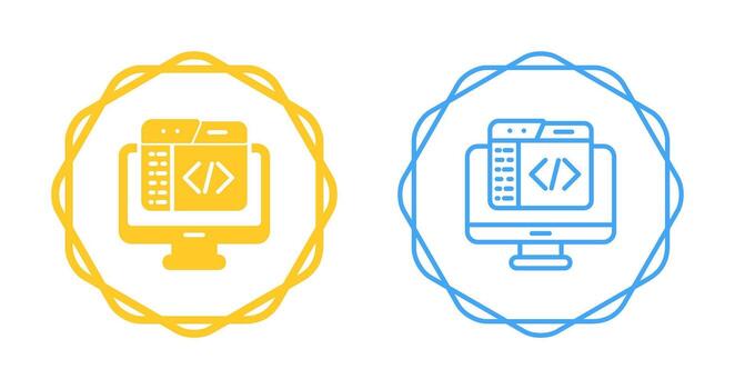 Code Editor Vector Icon