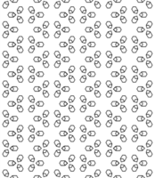 Black seamless abstract pattern. Overlay for background and backdrop. Ornamental design. PNG graphic illustration with transparent background.