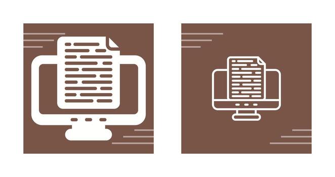 icono de vector de documento