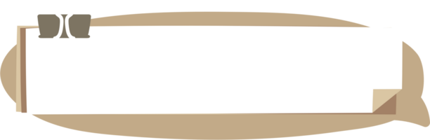 coloré pastel marron Couleur discours bulle ballon, icône autocollant note mot-clé planificateur texte boîte bannière, plat png transparent élément conception