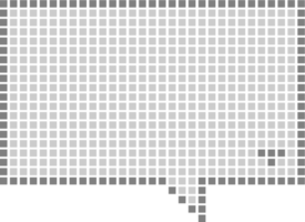 8 bit retrò gioco pixel discorso bolla Palloncino icona etichetta promemoria parola chiave progettista testo scatola striscione, piatto png trasparente elemento design